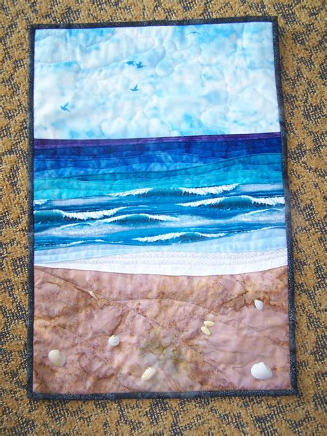 Inspired By Myrtle Beach Landscape Art Quilts Seascape Quilts