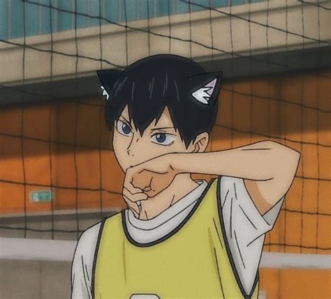Pin By Soneata Pol On Cats Haikyuu Kageyama Anime Cat Boy Haikyuu Anime