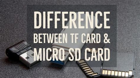 You can find a complete. What's the difference between a TF card and a Micro SD ...