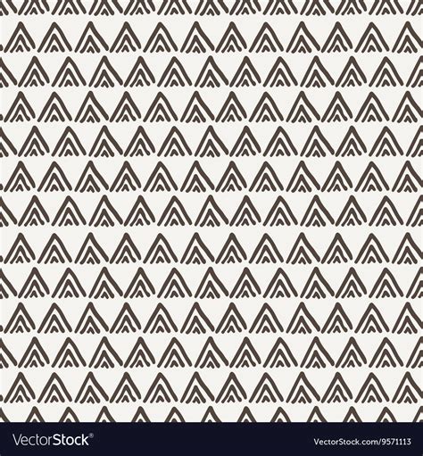 Seamless Texture Of Hand Painted Triangles Vector Image