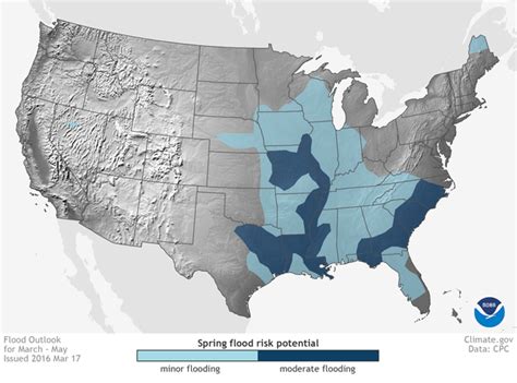 2016 Spring Climate And Flood Outlook Noaa