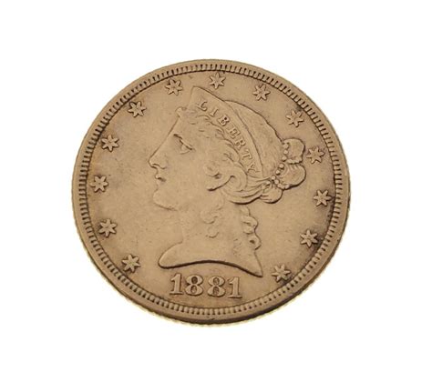 Lot 1881 Liberty Head 5 Eagle Gold Coin