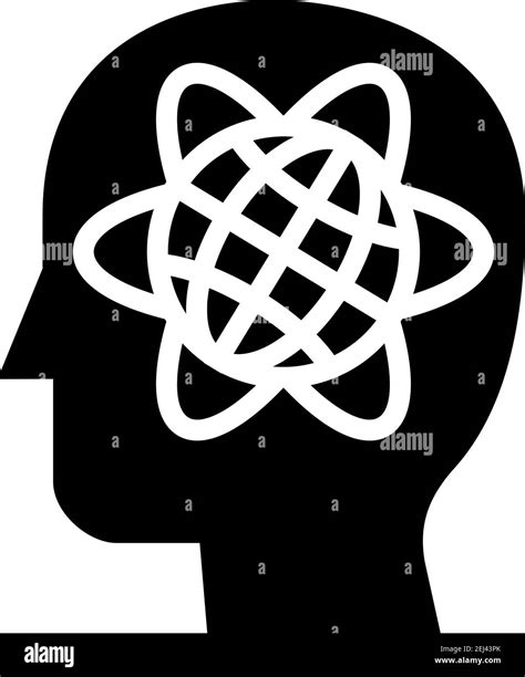 Metaphysics Philosophy Glyph Icon Vector Illustration Stock Vector