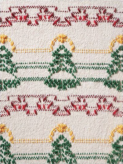 Monks Cloth Afghans For Christmas Swedish Weaving Patterns Swedish