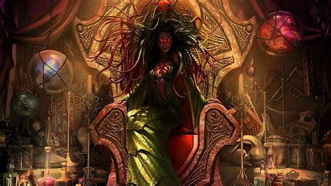 Maybe you would like to learn more about one of these? Fantasy art artwork magic gathering dark demon gothic wallpaper | 2560x1440 | 799095 | WallpaperUP