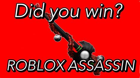 All Giveaway Winners Roblox Assassin Youtube