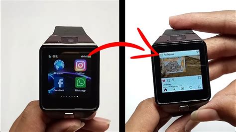 Instagram Working In Smartwatch How To Play Instagram In Dz09