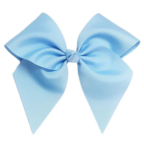 Amazon Com Victory Bows Large 7 Light Blue Hair Bow Made With 3