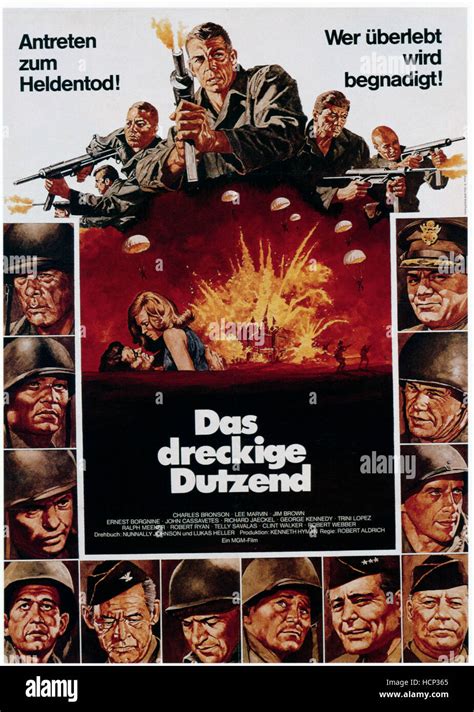 The Dirty Dozen Clockwise From Right Ernest Borgnine Charles