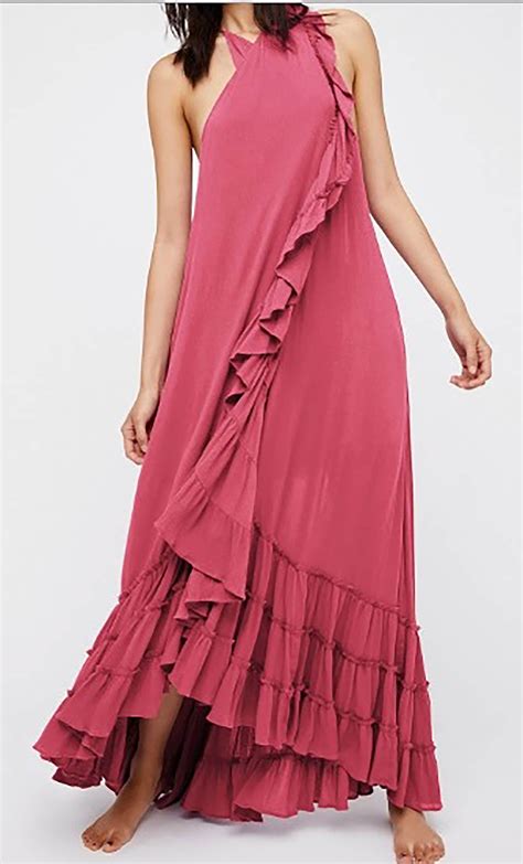 Dresssummer Maxi Dress Asymmetrical Long Dress On Sale Etsy