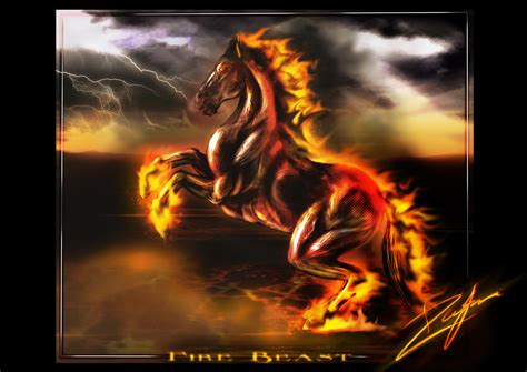 Fire Beast By Ravenzak On Deviantart