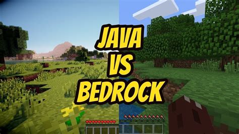 Minecraft Java Vs Bedrock Youtube