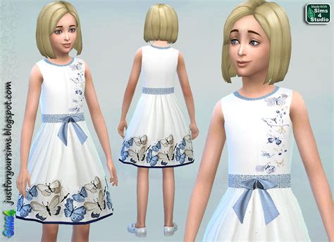 Sims 4 Butterfly Dress Sims 4 Clothing Sims 4 Butterfly Dress