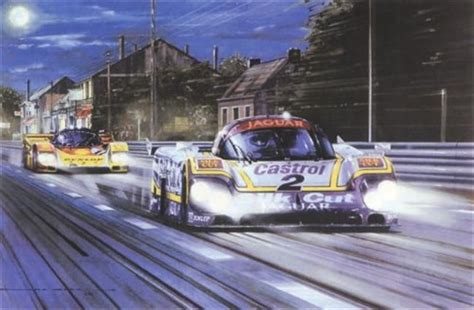 Duel On The Mulsanne Le Mans 1988 Auto Racing Art Motorsport Art