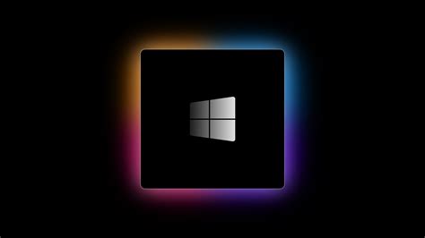 Windows Logo Wallpaper 4k M1 Chip Black Background Gradient Windows