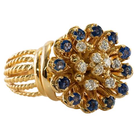 Unheated Yellow Sapphire Diamonds 18 Karat White Gold Art Deco Style