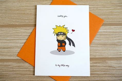 Naruto Love Card Best Friend Birthday Cards Diy Ts For Boyfriend