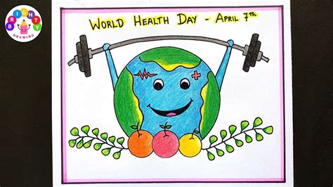 World Health Day Drawing Ideas World Health Day Poster Health Day