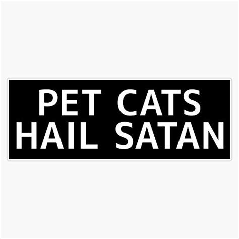 10 Best 10 Hail Satan Bumper Sticker 10 Of 2022