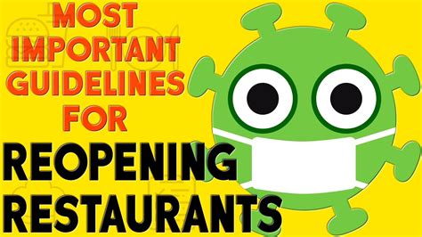 6 Most Important Guidelines For Reopening Restaurants Lounges And Bars