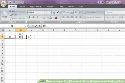 Cómo Utilizar Una Fórmula De Excel Para Mostrar La Multiplicación En La