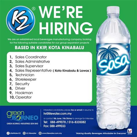Finden sie den richtigen job in kota kinabalu mit bewertungen und gehältern. Green Borneo Industries Sdn Bhd ~ Job Vacancy KKIP Kota ...