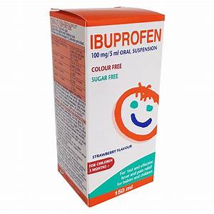 Buy Ibuprofen 100mg 5ml Suspension 150ml Sugar Free Cold Flu