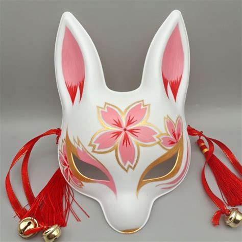 Sakura Rabbit Mask Japanese Rabbit Mask Rabbit Mask Mask Etsy