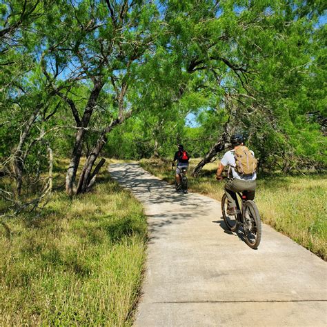 Biking On The Greenway Trails Medina River San Antonio Parks And