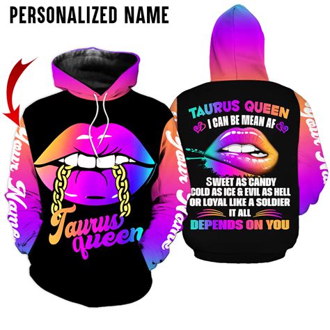 Personalized Name Taurus Queen 3d All Over Printed Clothes Dhtd221006