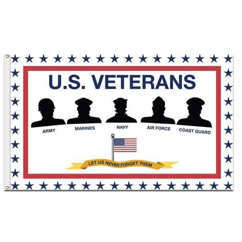 Us Veterans Flag 3 Ft X 5 Ft