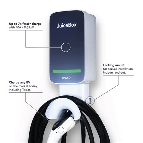 Next Gen Juicebox 40 Amp Car Charger With Wifi Enel X