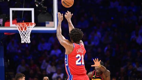 Player Grades Joel Embiid Leads Sixers To Home Win Over Feisty Hawks