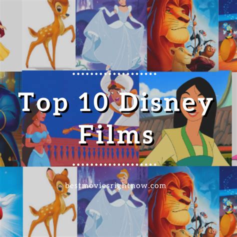 Top 10 Disney Films Best Movies Right Now
