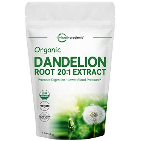 Sustainably Us Grown Organic Dandelion Root Powder Pure Dandelion