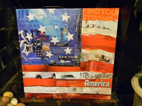 American flag collage wall sticker custom graphics. American Flag (Collage art by Michelle Chapman) | Art ...
