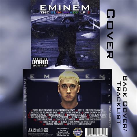 The Slim Shady Lp 2 Album Concept Everything Made By Me Reminem