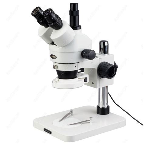 Trinocular Microscop Amscope Supplies 7x 45x Inspection Dissecting