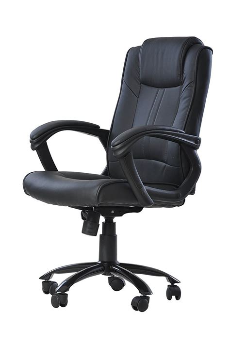 Combined with lumbar support, this is a very comfortable chair. Ergonomic Leather Office Executive Chair Computer ...