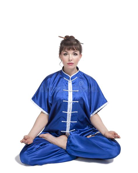 Woman In Chinese Clothes Stock Image Image Of Lotus 38338753
