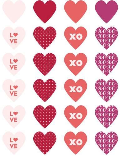 Diy free printable labels & projects • the budget decorator. Assorted Heart Label Designs Free Printable - Label ...