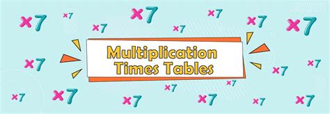 Multiplication Times Tables X7 Magic Tables Learningmole