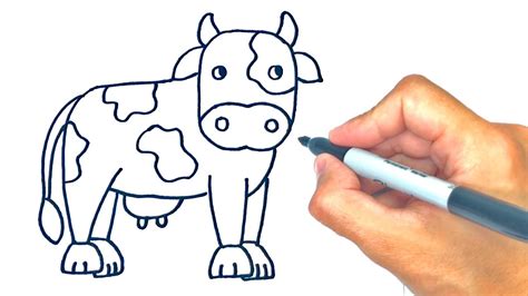 Dibujos De Vacas C Mo Hacer Una Vaca Dibujo A L Piz Dibujos De Colorear