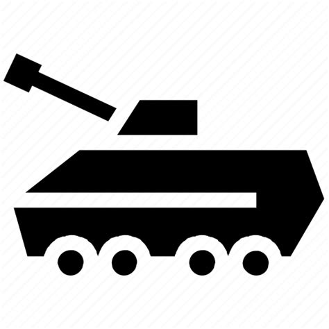 Army Tank Gun Machine Military Tank War Weapon Icon