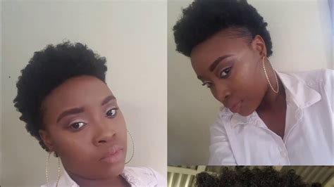 Natural Hair Frohawk Style Tiny Winy Afro Twa Youtube