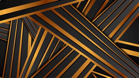 Black And Bronze Abstract Stripes Motion Background