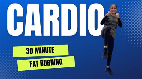 30 Minute Fat Burning Kickboxng Cardio Workoutno Equipment Youtube