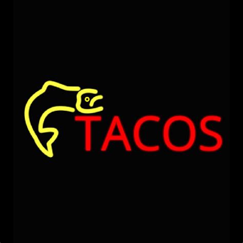 Fish Tacos Catering Neon Sign ️