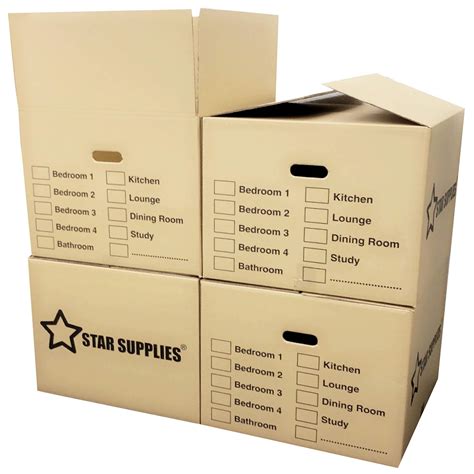 buy 15 strong extra large cardboard storage packing moving house boxes with carry handles and