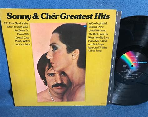 Rare Vintage Sonny And Cher Greatest Hits Etsy